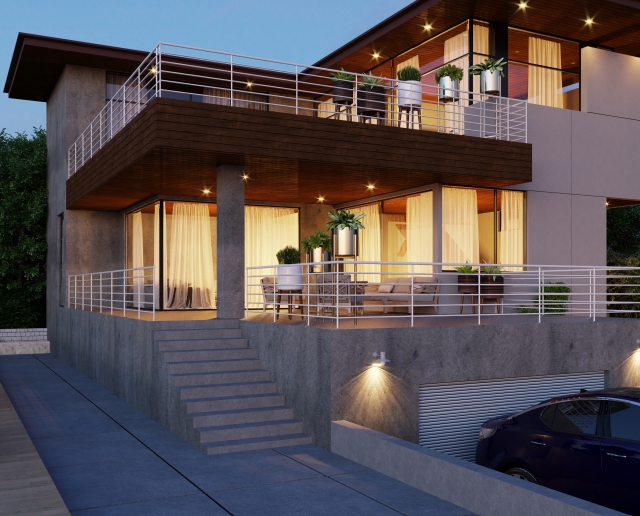 子連れに優しい広々とした駐輪場